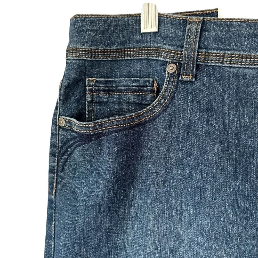 Style & Co. Straight Leg High Rise Tummy Control Jeans, 18